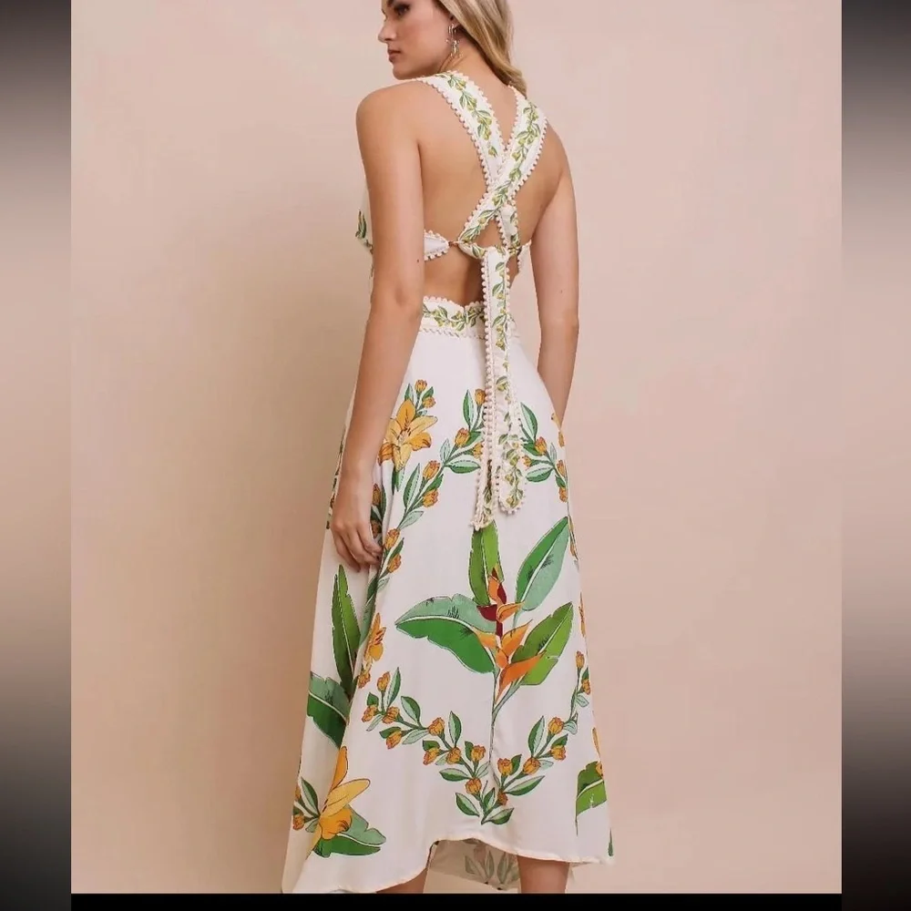 FARM Rio Tropical Long Dress Size S